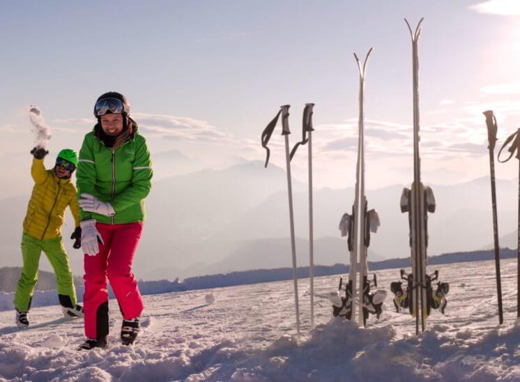 Fototgraf Urlaub in Kärnten beim Skifahren im Skiurlaub in Österreich